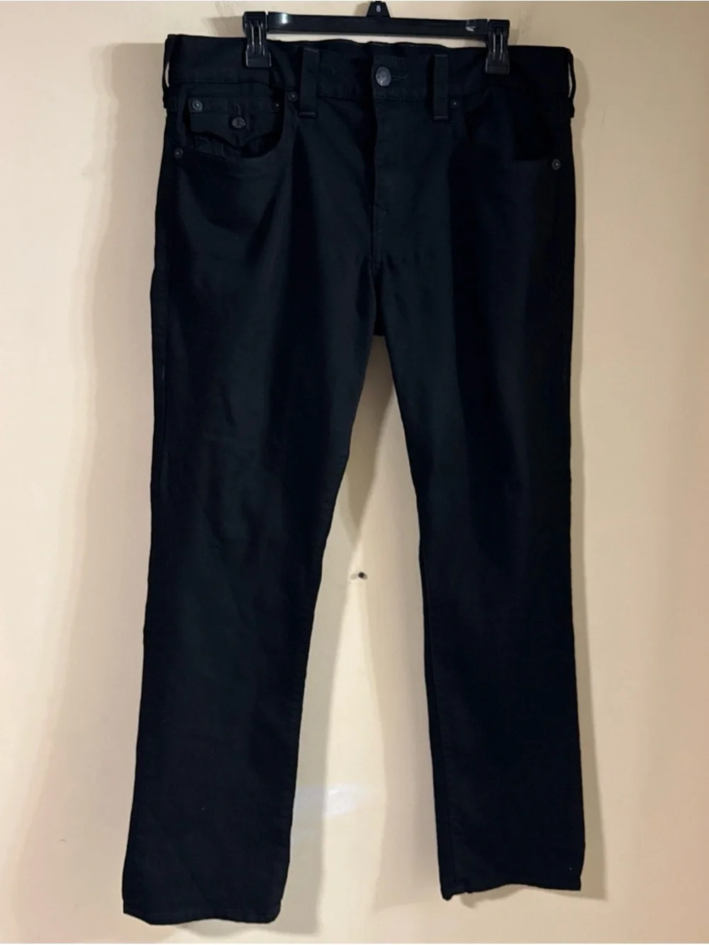 True religion jeans mens black 34x32